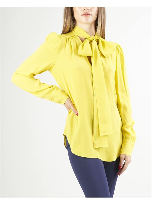 Silk blend blouse with bow Twinset TWIN SET |  | TP21027190